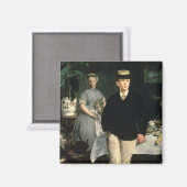 Manet | Mittagessen im Studio, 1868 Magnet (Vorderseite/Rückseite)