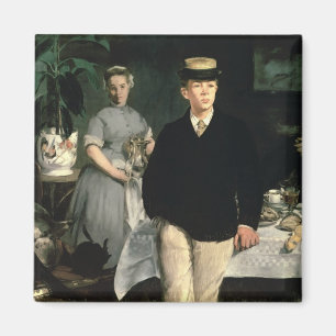 Manet Mittagessen im Studio, 1868 Magnet