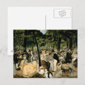 Manet | Musik in den Tuileries Gardens, 1862 Postkarte (Vorne/Hinten)