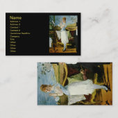 Manet Nana Fine Art Visitenkarte (Vorne/Hinten)