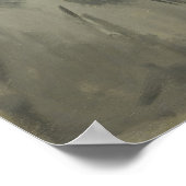 Manet - On Beach Poster (Ecke)