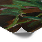 Manet Peonies Möglicherweise rosa Bouquet-Blume in Poster (Ecke)