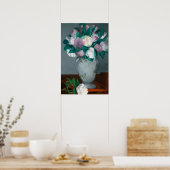 Manet Peonies Möglicherweise rosa Bouquet-Blume in Poster (Küche)