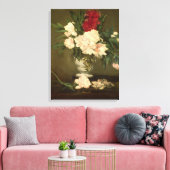 Manet | Peonievase auf einem kleinen Grundstück, 1 Leinwanddruck (Insitu (Wohnzimmer))