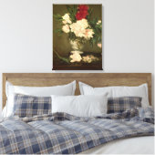 Manet | Peonievase auf einem kleinen Grundstück, 1 Leinwanddruck (Insitu (Schlafzimmer))