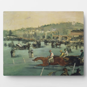 Manet Pferderennen, 1872 Fotoplatte