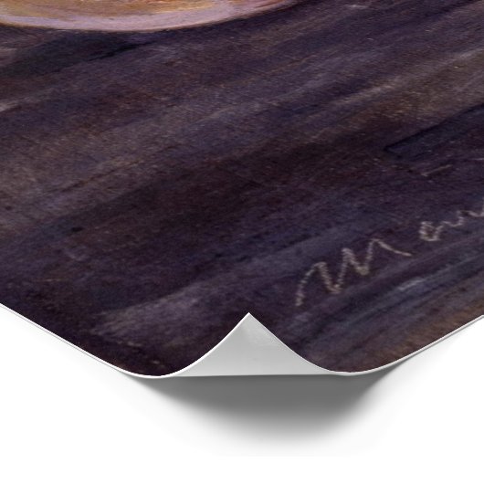 Manet - Pflaumen Poster (Ecke)