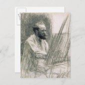 Manet | Portrait von Edouard Manet bei seinem Ease Postkarte (Vorne/Hinten)