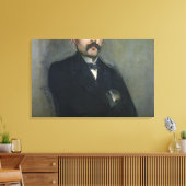 Manet | Portrait von Georges Clemenceau, 1879 Leinwanddruck (Insitu (Wohnzimmer))