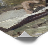 Manet - Portrait von Stephane Mallarme Poster (Ecke)