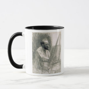 Manet Porträt von Edouard Manet an seinem Tasse
