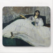 Manet | Porträt von Jeanne Duval, 1862 Mousepad (Vorne)