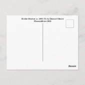 Manet Postkarte (Rückseite)