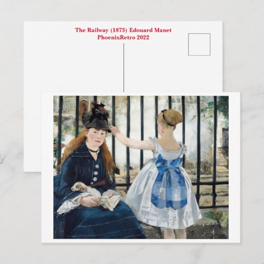 Manet Postkarte (Vorne/Hinten)