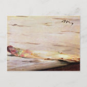 Manet | Spargel, 1880 Postkarte (Vorderseite)