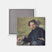 Manet | Stephane Mallarme 1876 Magnet (Vorderseite/Rückseite)