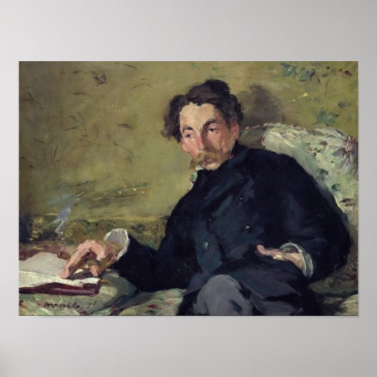 Manet | Stephane Mallarme 1876 Poster (Vorne)