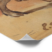 Manet - Stierkampf (1865) Poster (Ecke)