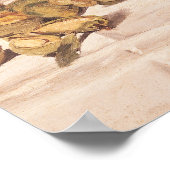 Manet | Still Life: Fruit on a table, 1864 Poster (Ecke)