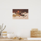 Manet | Still Life: Fruit on a table, 1864 Poster (Küche)