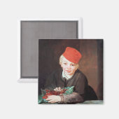 Manet | The Boy with the Cherries, 1859 Magnet (Vorderseite/Rückseite)