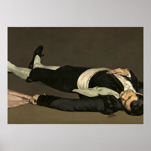 Manet | The Dead Toreador, c.1864 Poster (Vorne)