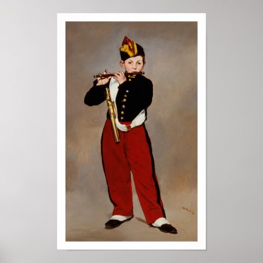 Manet - The Fifer (auch Fife Player genannt) Poster (Vorne)