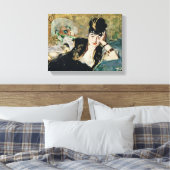 Manet The Lady with Fans Leinwanddruck (Insitu (Schlafzimmer))