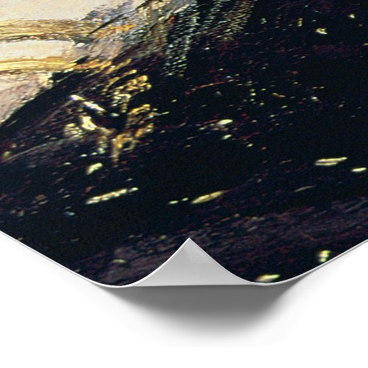 Manet The Lady with Fans Poster (Ecke)