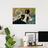 Manet The Lady with Fans Poster (Heimbüro)