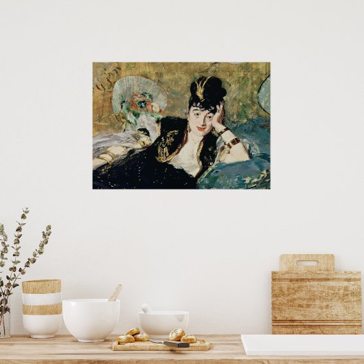Manet The Lady with Fans Poster (Küche)