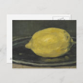 Manet | The Lemon, 1880 Postkarte (Vorne/Hinten)