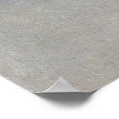 Manets Blume in einer Kristallvase Poster (Ecke)