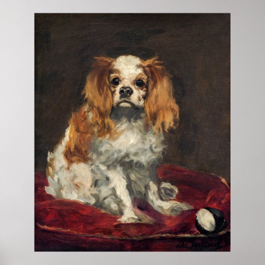 Manet's Dog Painting Poster (Vorne)
