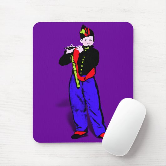 Manets kleiner Flutist ala Mousepad (Mit Mouse)