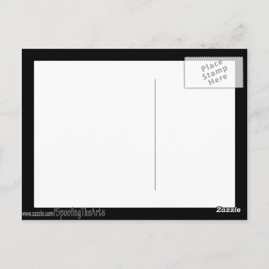 Manets kleiner Flutist ala Postkarte (Rückseite)