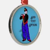 Manets kleiner Flutist Ornament Aus Metall (Rechts)