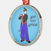 Manets kleiner Flutist Ornament Aus Metall (Links)