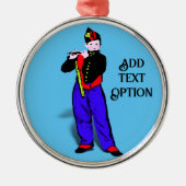 Manets kleiner Flutist Ornament Aus Metall (Vorne)