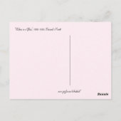 Manet's Lilacs in einem Glas Postkarte (Rückseite)