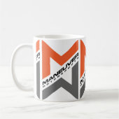 ManeuverMotorsports Weiß-Tasse Kaffeetasse (Links)