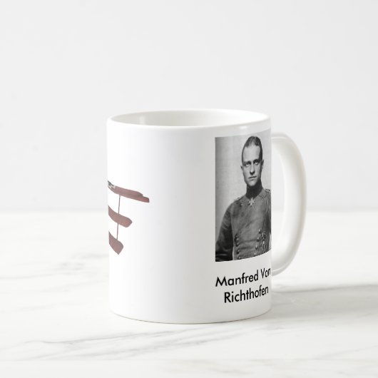 Manfred, Manfred, Manfred Von Richthofen Kaffeetasse (VorderseiteRechts)