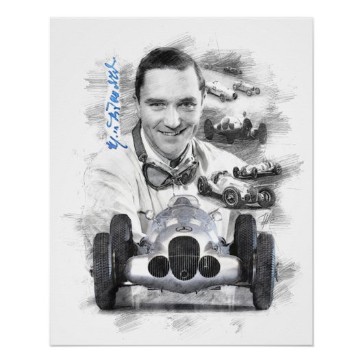 Manfred von Brauchitsch Poster (Vorderseite)