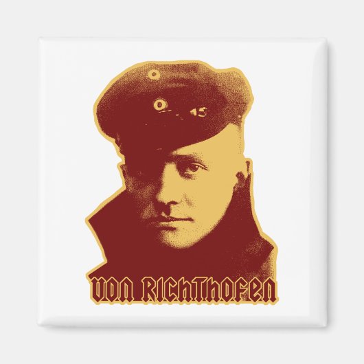 Manfred Von Richthofen - Farbe Magnet (Vorne)