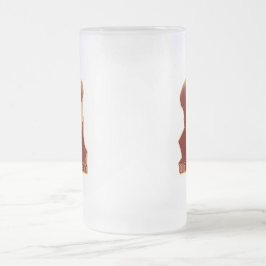 Manfred Von Richthofen Mattglas Bierglas (Mittel)