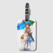 Manga Anime Cover Gepäckmarke Gepäckanhänger (Vorderseite Vertikal)