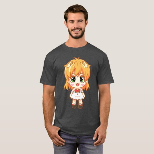 manga anime girl boy T-Shirt (Vorne ganz)