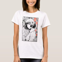 Manga Art Portrait T - Shirt