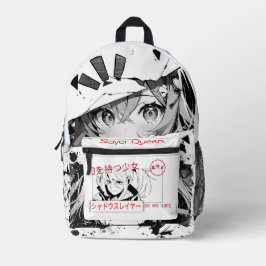 Manga Backpack Anime  Bedruckter Rucksack