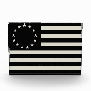 Manga, Betsy Ross Flag oder Circle American Flag Fotoblock
